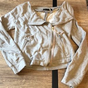Moto Sweatshirt Jacket